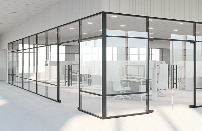 Facade services Glass Partitions