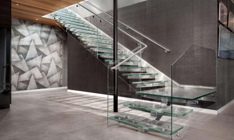 Glass stairs in Chennai